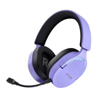 2. Trust GXT 491P FAYZO WIRELESS Purple Gaming Headphones