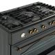 4. Ravanson Retro KWGE–90AR gas-electric cooker (black)