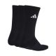 6. adidas Cushioned Sportswear Crew 3P Socks Black KC9626