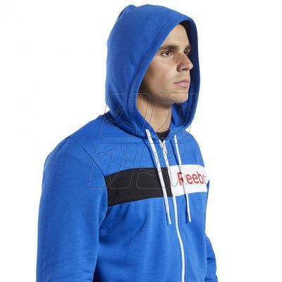 5. Reebok Logo FZ HM FK6117 sweatshirt