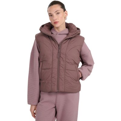 Women's vest 4F F299 dark brown 4FWAW25TVJAF299 80S