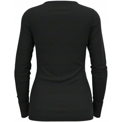 Odlo BL TOP crew neck l/s MERINO 200 women's T-shirt size S Black