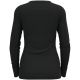Odlo BL TOP crew neck l/s MERINO 200 women's T-shirt size S Black