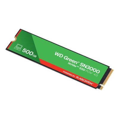 6. WD Green SN3000 500GB M.2 NVMe WDS500G4G0E SSD