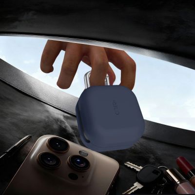 5. Tech-Protect Silicone Hook Case for Samsung Galaxy Buds 4 / 4 Pro - Black