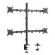 5. Table mount 17"-32"/4TFT 360° H.verst. 9Kg black lite