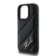 5. Karl Lagerfeld Quilted Signature iPhone 16 Pro Max Case - Black