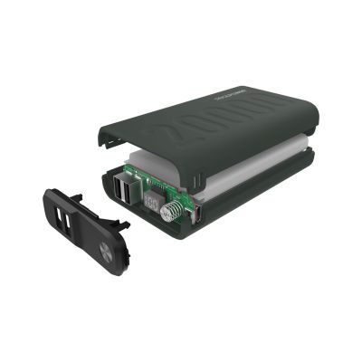 3. RealPower 333646 Power Bank 20000 mAh Green