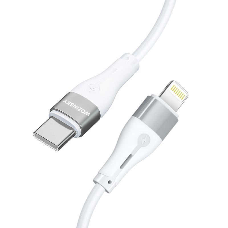 3. Wozinsky WSTCL1 Lightning / USB-C PD 27W cable 1 m - white