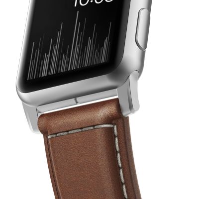 5. Nomad NM1A4RST00 Smart Personal Accessory Band Brown Leather