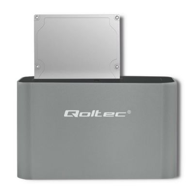 4. QOLTEC HDD/SSD DOCKING STATION | 2.5"/3.5" SATA | USB 3.0