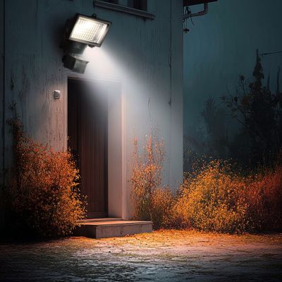 14. MACLEAN SOLAR LED FLOODLIGHT WITH SENSOR IP44 MCE442
