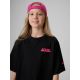 4. Girls' loose T-shirt with print 4F 4FJRSS26TTSHF3910-20S