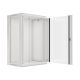 3. Lanberg WF01-6418-10S rack cabinet (18U; 901mm / 600mm / 450mm; wall-mounted; Glass; 19''; gray)