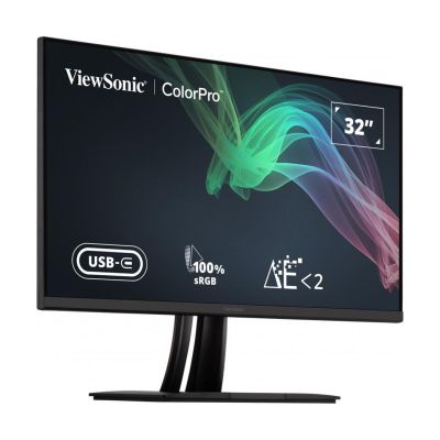 16. Viewsonic VP56 Computer Monitor 81.3 cm (32") 3840 x 2160 px 4K Ultra HD LED Black