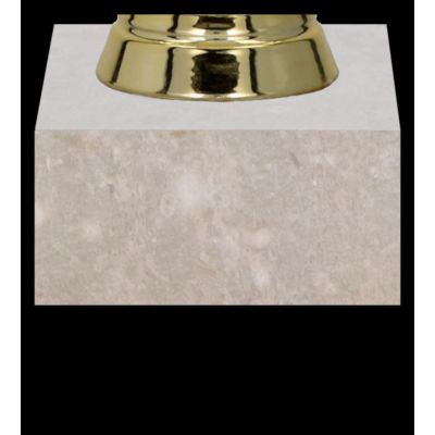 5. WHITE FIGURINE PEDESTAL