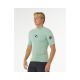 2. Men's Lycra RIP CURL Waves Upf Perf S/S green