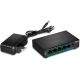 5. TRENDnet Switch 5 Port Gbit PoE+ 32W Metall