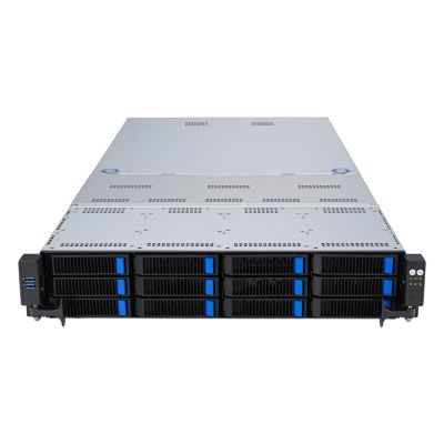 9. Asus Rack Platform (2U) RS720A-E12-RS24U AMD Epyc 9004 (24x NVMe, 2xM.2, 3xGPU, 2x10Gbe, IPMI, 1+1 2600W)