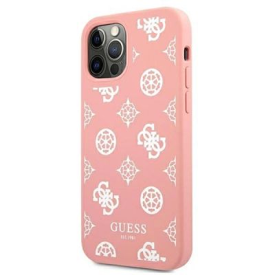 2. Guess GUHCP12LLSPEWPI iPhone 12 Pro Max 6.7" pink/pink hard case Peony Collection