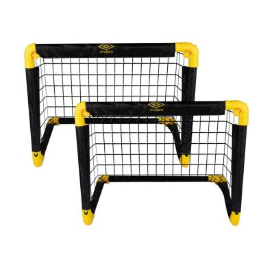 2. SET OF 2 SOCCER GOALS WITH NET 55x44x44CM UMBRO