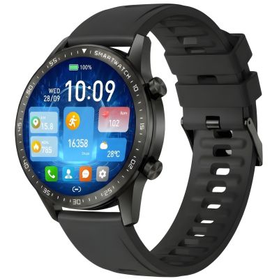 4. Smartwatch Gravity Black 2 Straps GT10-4