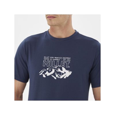 2. MILLET M Millet Mountain Ts Ss Navy Blue T-shirt