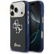 Guess IML 4G Script Metal Case for iPhone 17 Pro - Blue