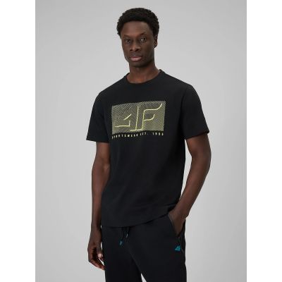 Men's regular printed T-shirt 4F 4FRSS26TTSHM3991-20S