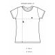 4. Women's T-shirt LEONE LW1022/S16 yellow "S"