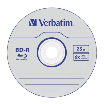 3. BDR disc Verbatim 43838 (25GB; 6x; 50pcs.)