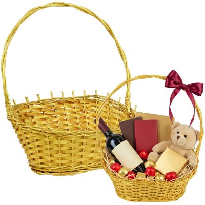 GOLD GIFT BASKET 46 x 28 x 11 CM
