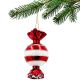 2. GLASS CANDY BALL FORM 10CM HORIZONTAL STRIPES