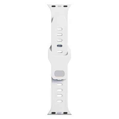 3. 3mk Silicone Watch Strap for Apple Watch 38 / 40 / 41 mm - white
