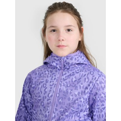 5. Girls' softshell jacket, windproof membrane 5000, 4F 4FJRAW25TSOFF507-90A