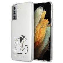 Karl Lagerfeld Choupette Fun Case for Samsung Galaxy S21+ - Transparent