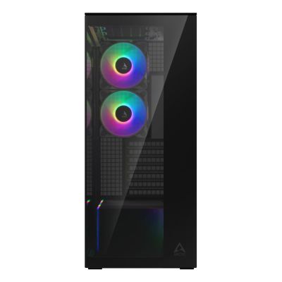 2. CASE MIDITOWER EATX case without power supply XTENDER Black ACPCC00018A ARCTIC
