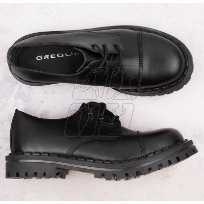 6. Gregor M GRE1206B leather boots, black