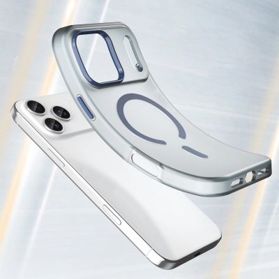 4. Magnetic Abrasive iPhone 17 Pro Max Case Compatible with MagSafe - Matte Blue