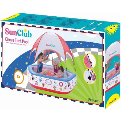 15. CIRCUS CHILDREN'S POOL WITH ROOF 223x208x163CM 51124