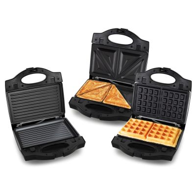 9. Esperanza Muffuletta EKT005 sandwich maker (700W; black, stainless steel)