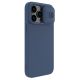 4. Nillkin CamShield Silky Silicone Case iPhone 14 Pro Max Silicone Cover with Camera Protector Blue