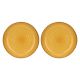 Set of 2 Concerto Ocra Round Bowls - Yellow, 30 cm