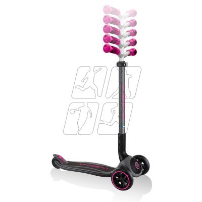 15. Globber Master Prime 3-Wheel Scooter / Black - Neon Pink 664-110