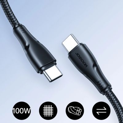 2. Joyroom S-A11 Surpass cable 60W USB-C - USB-C 0.25m - black