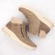 36. Beige waterproof leather ankle boots for women – Rieker L7701-24