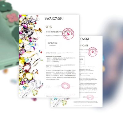 4. Kingxbar Sweet Series case decorated with original Swarovski crystals iPhone 12 mini green