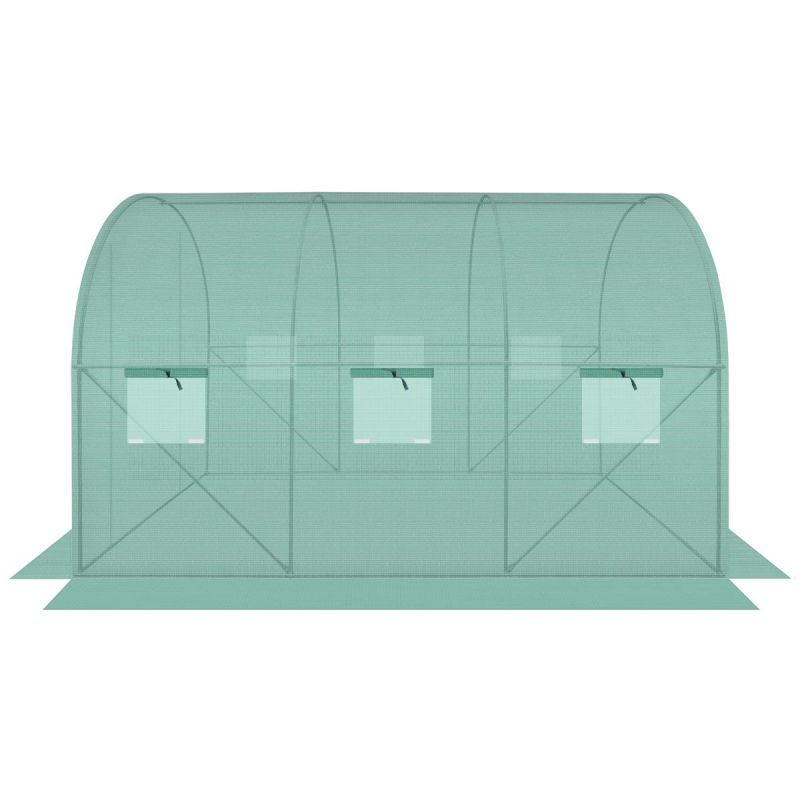 32. FOIL COVER FOR GARDEN TUNNEL GREENHOUSE 200x300x200CM GREEN
