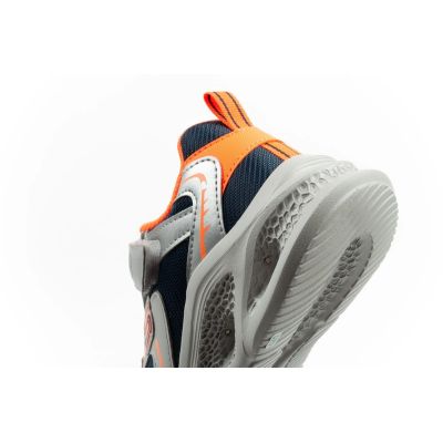 7. Skechers Glow Strider LED Children's Sports Shoes for Boys Silver