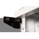 21. 19" 9U wall-mounted network cabinet, SOHO PRO 460 x 540 x 400 mm, glass door, gray, unassembled, 60 kg